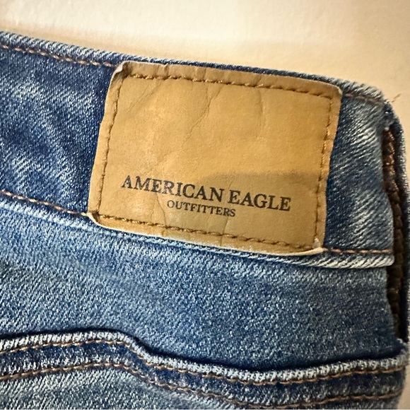 💝AE High-Rise Slim Straight Leg Stretch X NWT Women's Jean 12S - Picture 8 of 11